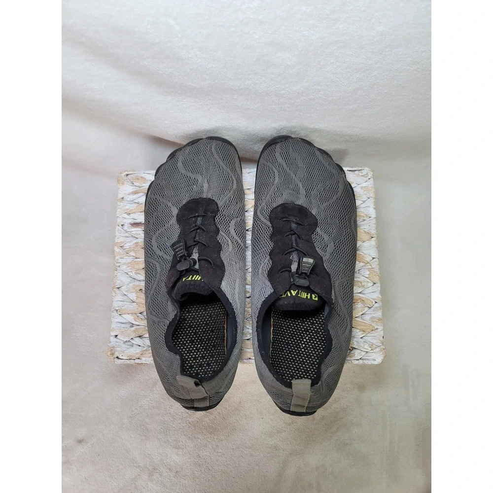HIITAVE Mens Minimalist Barefoot Trail Running Shoes Grey Size 11.5-12 Quick Dry